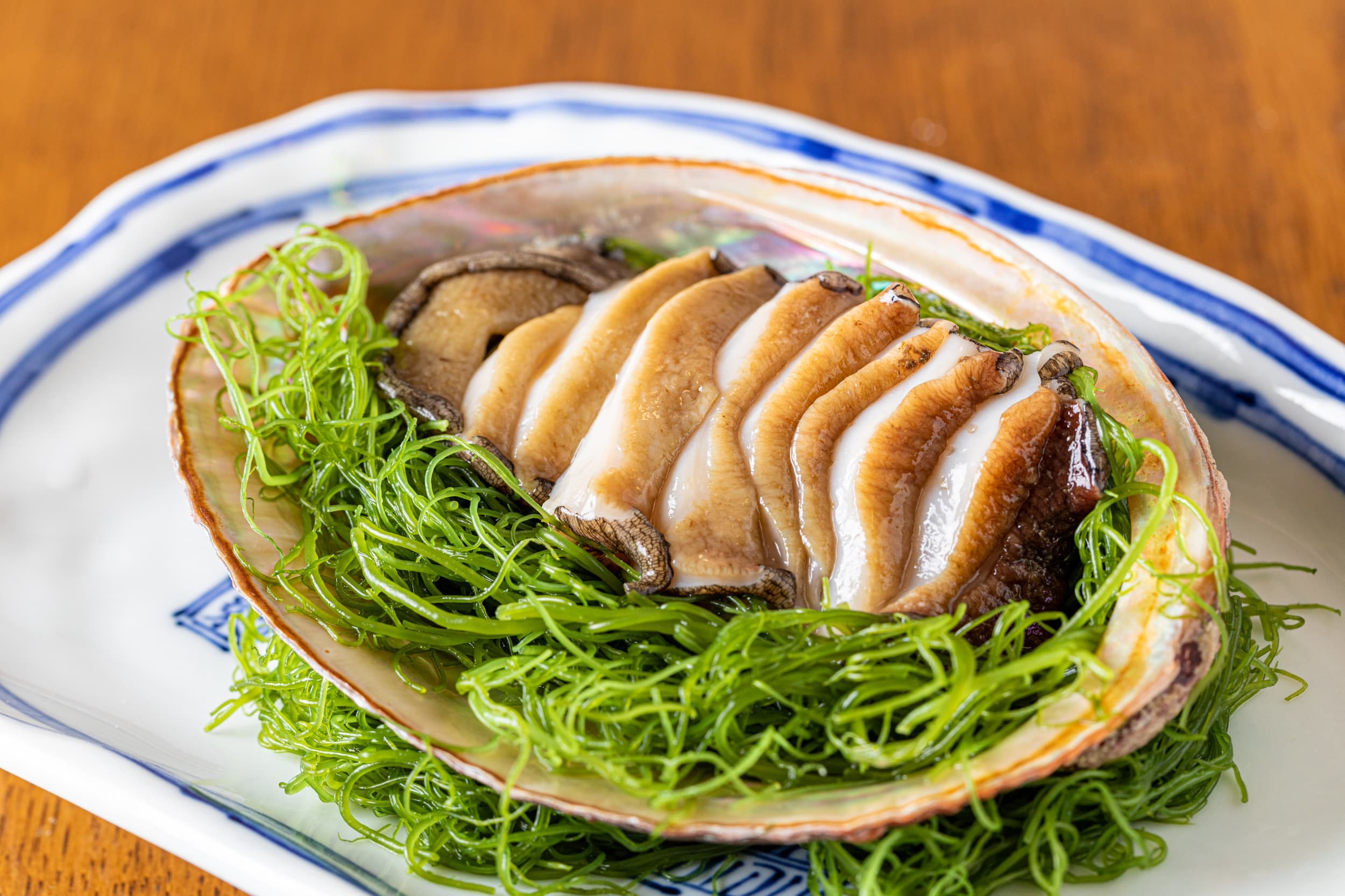 あわびのお造り